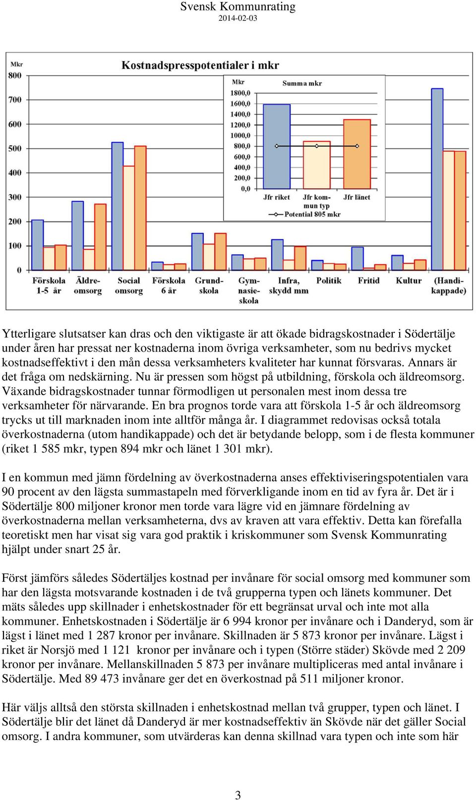 Växande bidragskostnader tunnar förmodligen ut personalen mest inom dessa tre verksamheter för närvarande.