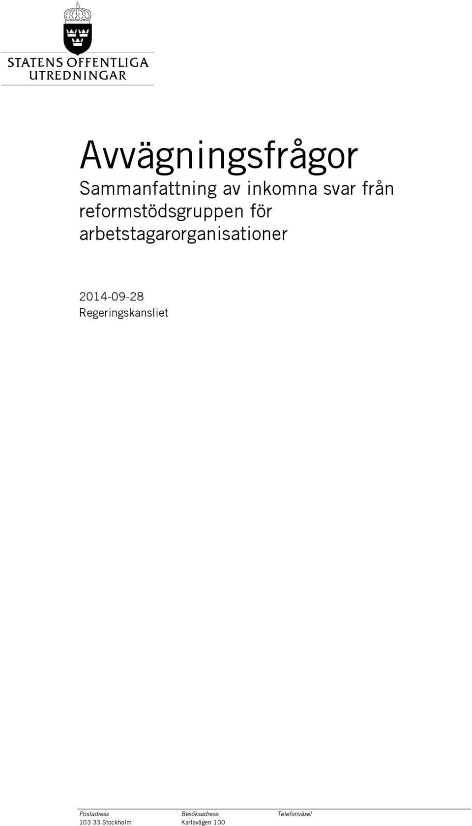 arbetstagarorganisationer 2014-09-28