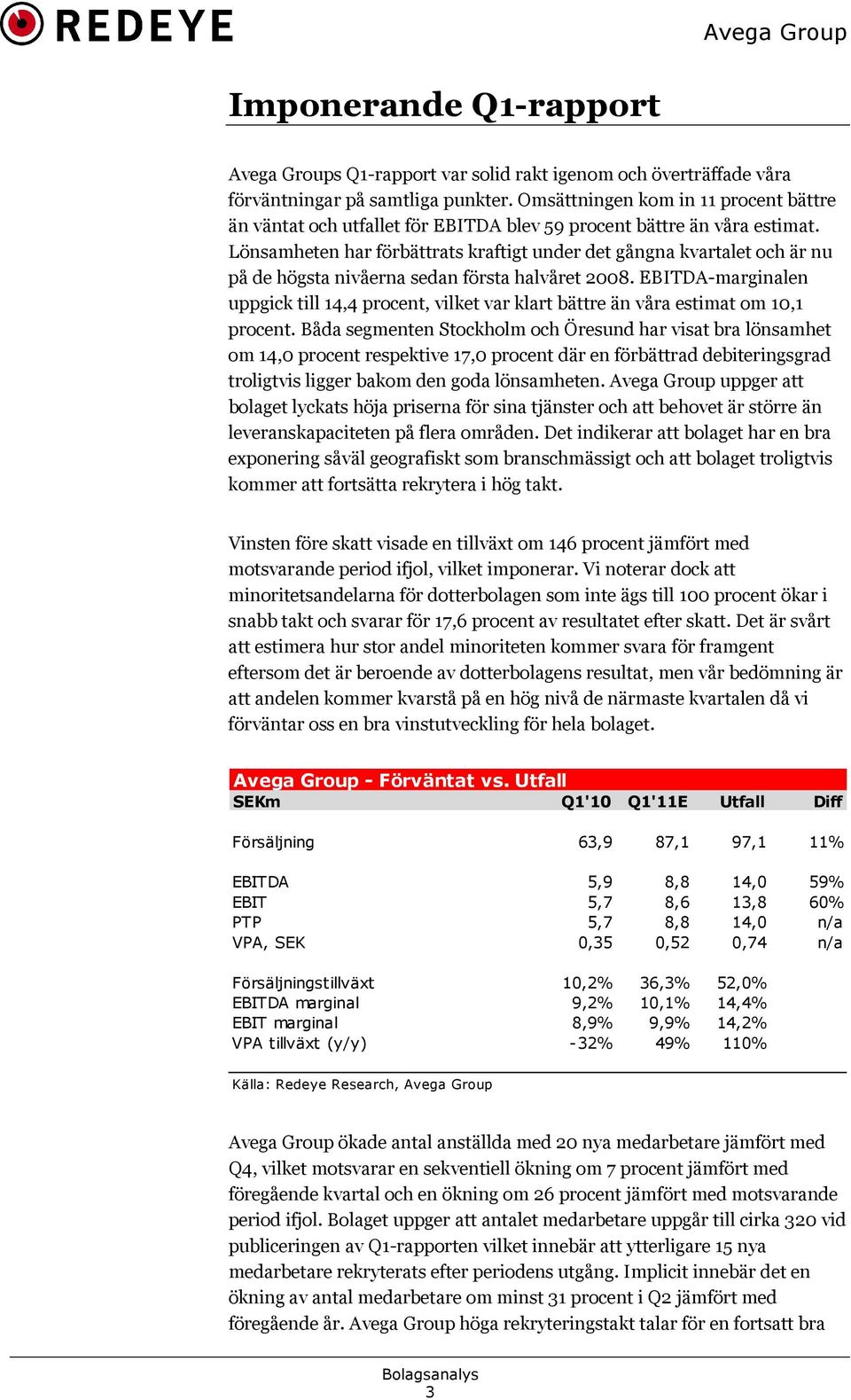 Lönsamheten har förbättrats kraftigt under det gångna kvartalet och är nu på de högsta nivåerna sedan första halvåret 2008.