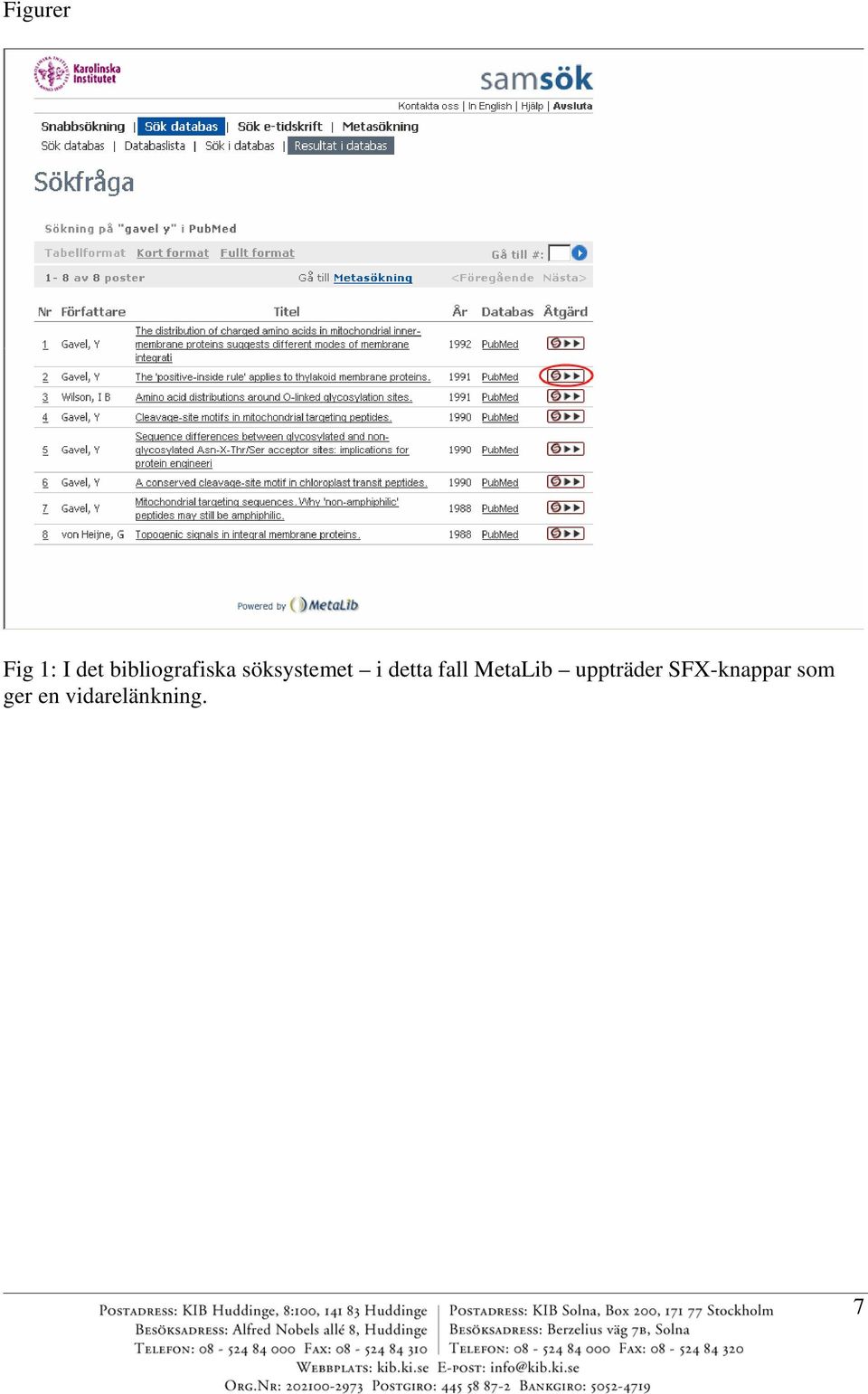 detta fall MetaLib uppträder