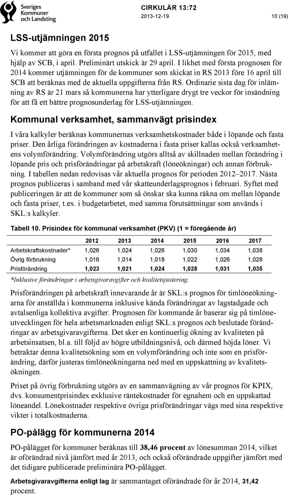 Ordinarie sista dag för inlämning av RS är 21 mars så kommunerna har ytterligare drygt tre veckor för insändning för att få ett bättre prognosunderlag för LSS-utjämningen.