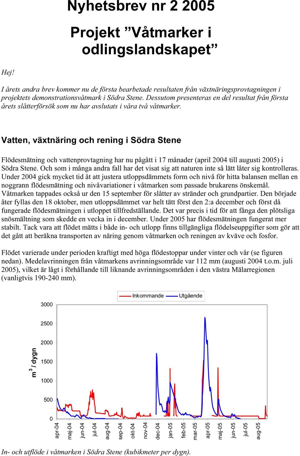 Dessutom presenteras en del resultat från första årets slåtterförsök som nu har avslutats i våra två våtmarker.