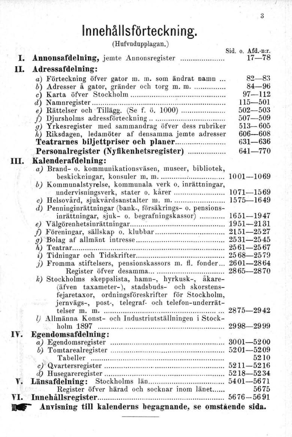 502-503, f) Djursholms adressförteckning.