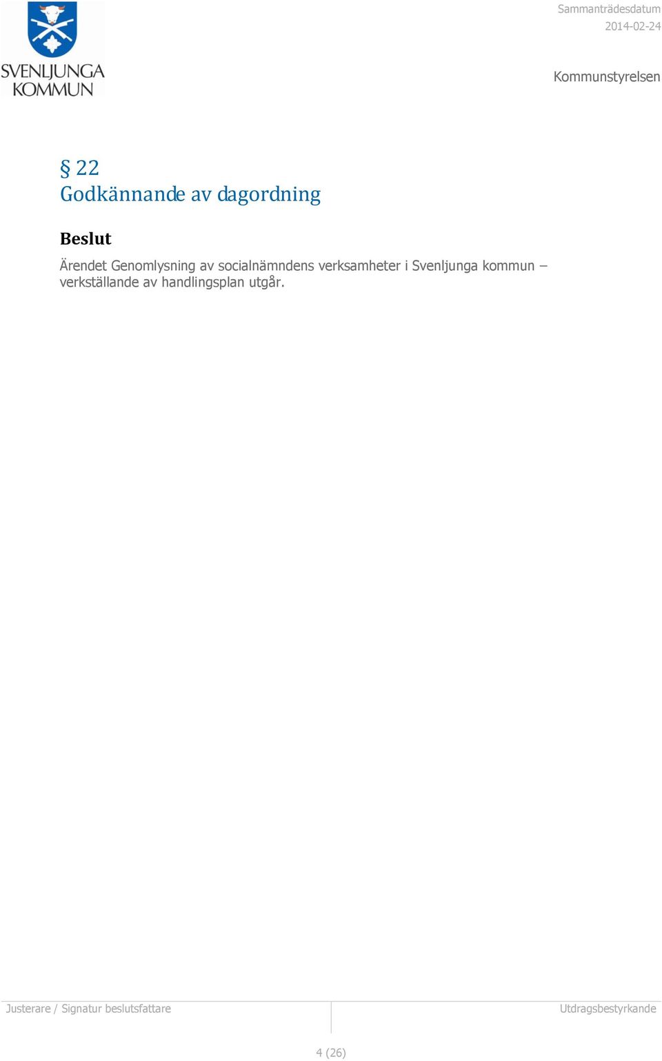 socialnämndens verksamheter i