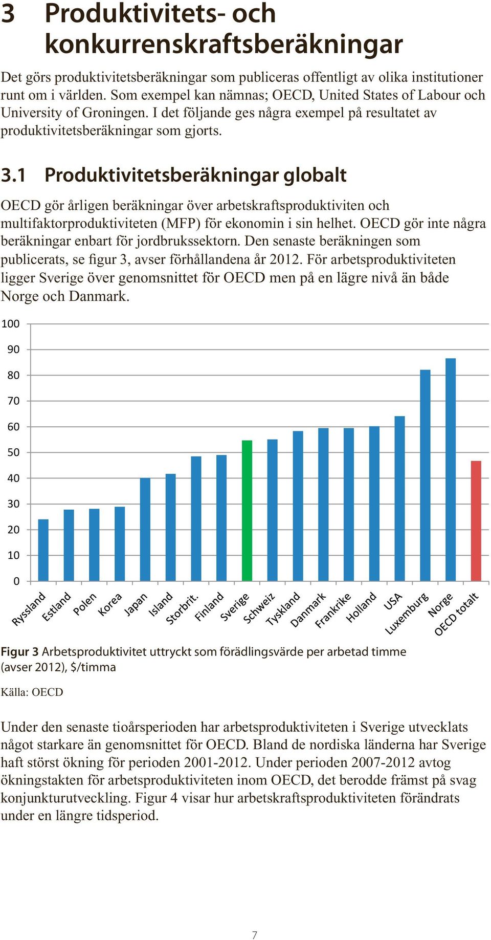det följande Som ges exempel några exempel kan nämnas; på resultatet OECD, av United produktivitetsberäkningar States of Labour som och gjorts. University of Groningen.