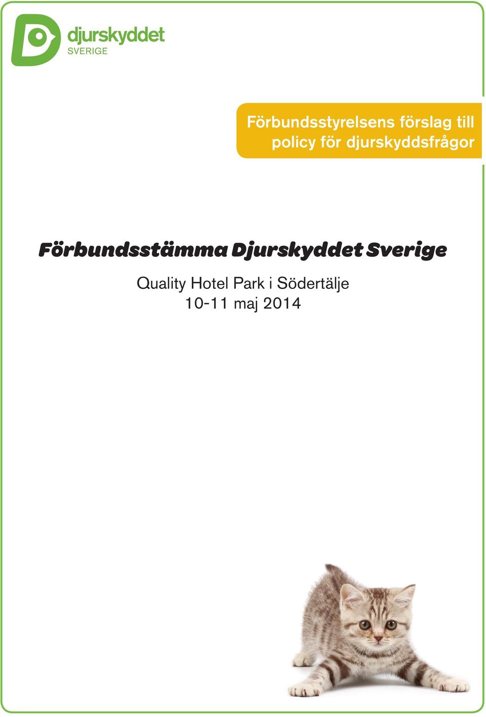 Förbundsstämma Djurskyddet Sverige