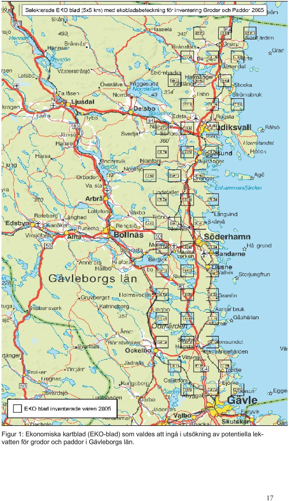 utsökning av potentiella lekvatten