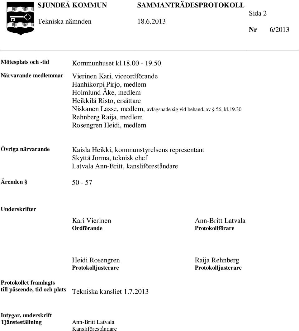 av 56, kl.19.