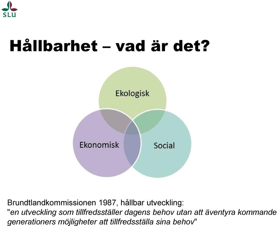 "en utveckling som tillfredsställer dagens behov