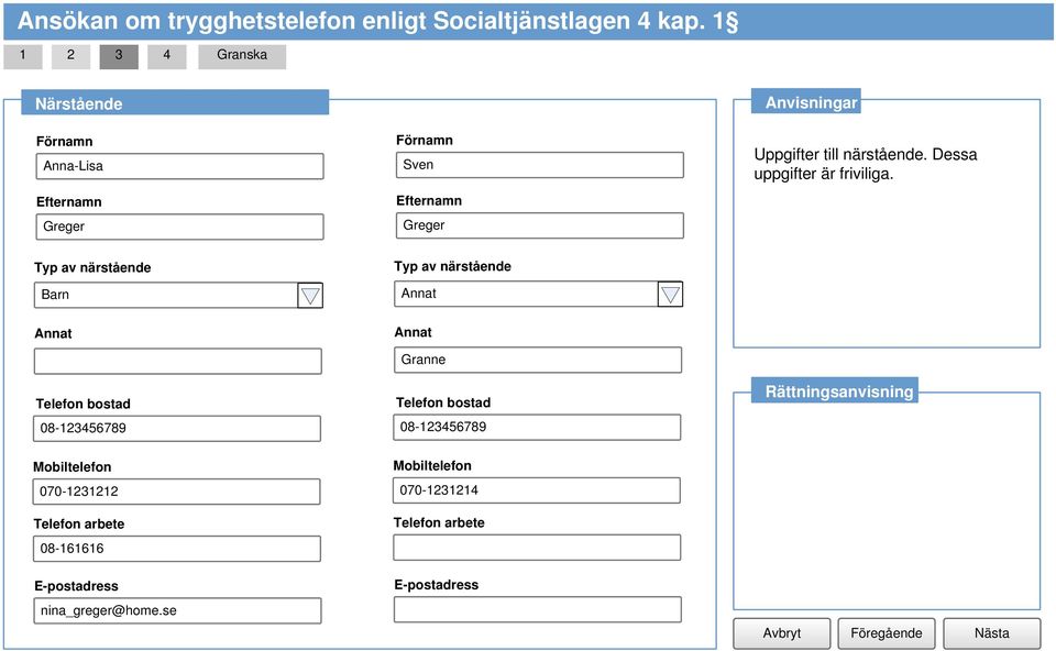 Typ av närstående Barn Typ av närstående