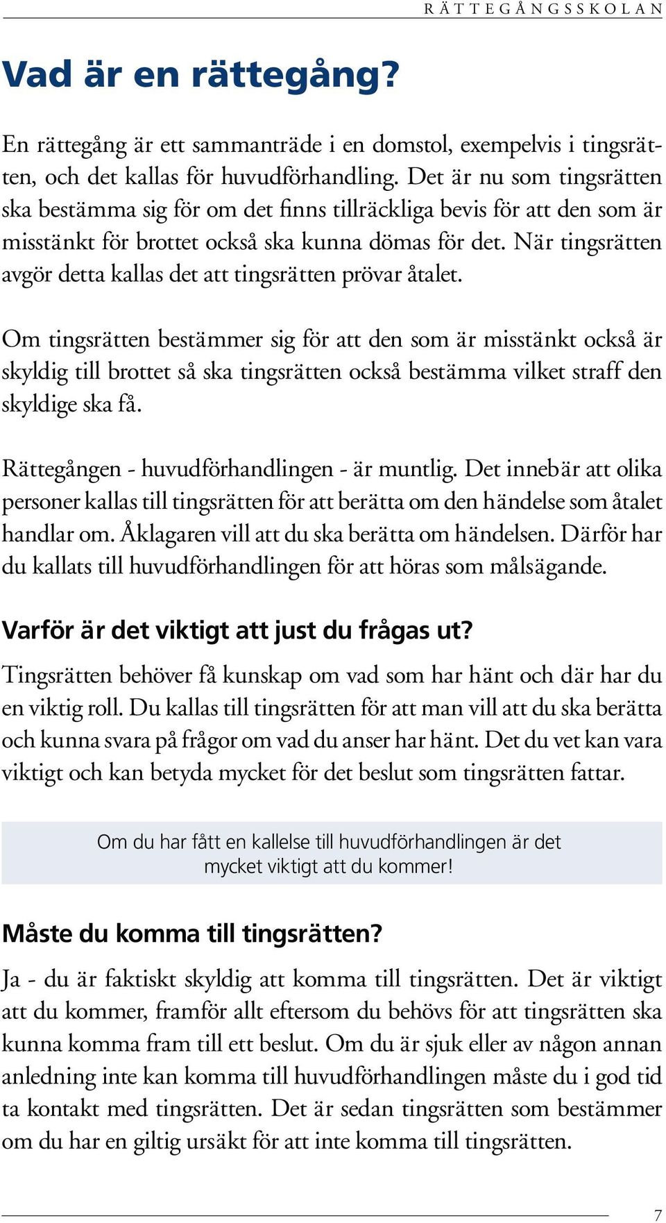 RÄTTEGÅNGEN - hur blir den? - PDF Gratis nedladdning