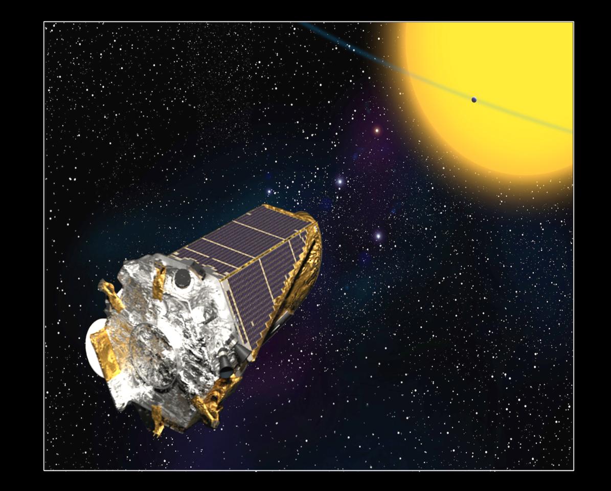 Rymdteleskopet Kepler Använder fotometriska metoden Avsaknaden av störande jordatmosfär ger överlägsen precision Status 9