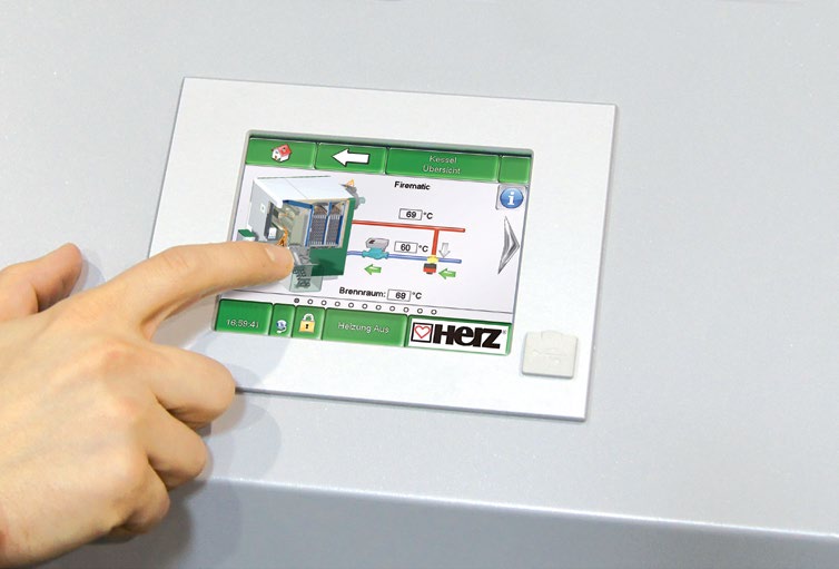 Fördelar och detaljer... T-CONTROL användarvänligt styrsystem med pekskärm.