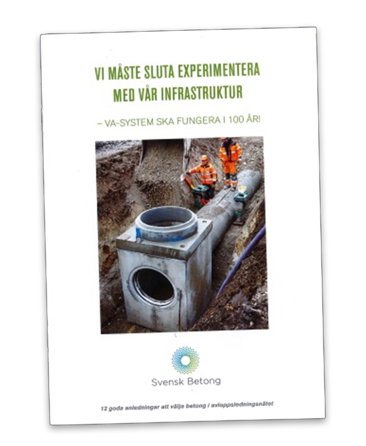 Välj betongrör för säkerhets skull Här är 12 andra goda anledningar att välja betong.