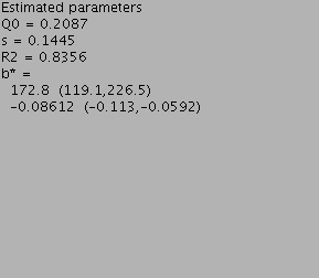 8 Enkel linjär regression För att räkna ut kvadratsummorna S xx, S yy och S xy för hand kan man ha användning av sambanden S xx = S yy = S xy = n (x i x) 2 = i= n (y i ȳ) 2 = i= n xi 2 ( n ) 2 x i n