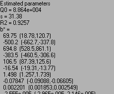 Enkel linjär regression 5 Exempel 2.9. Det är inte säkert att det går att hitta en linjär modell eller en enkel tranformation som passar. Anpassa modellen y i = α +β x i +.