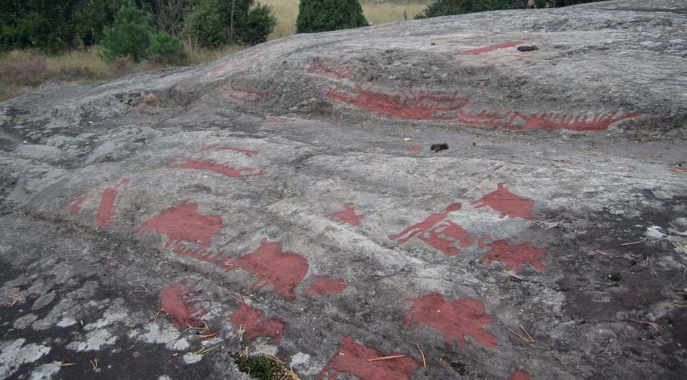 HISTORIA Forntiden Södra Trögd låg länge under vattenytan.