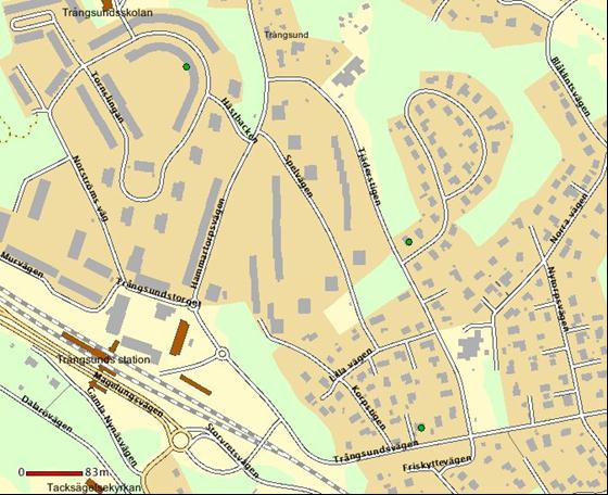 Trångsund 27g*53201* Tre bostadsinbrott anmälda under månaden (1 st samma period