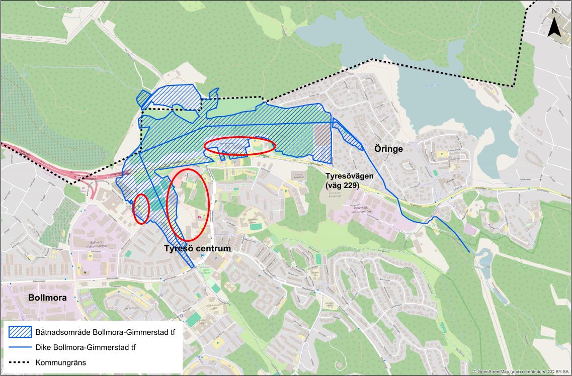 Ett annat exploateringsprojekt är det pågående detaljplanearbetet för bostäder och hotell i Bäverbäcken, mellan golfbanan och Tyresövägen.
