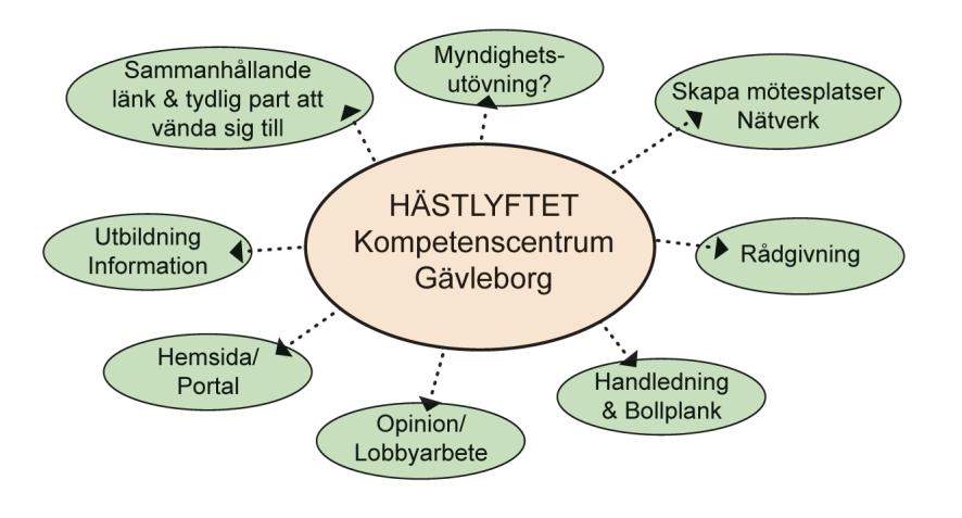 Målgrupper NÄRINGEN Företag med anknytning till häst eller som producerar något för hästsektorn DET OFFENTLIGA Kommun, Landsting, statliga verk såsom Skattemyndigheten, Vägverket, Polisen och