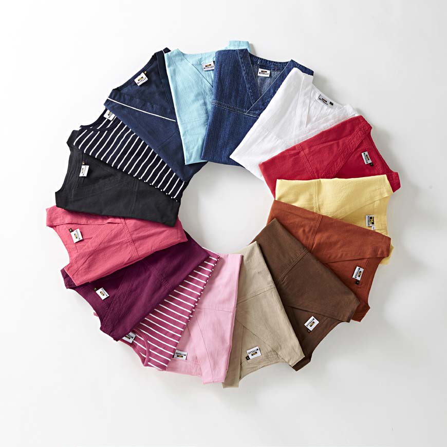 COTTON CLUB 100% cotton crinkle & denim Washing 60 C Färg skapar glädje.