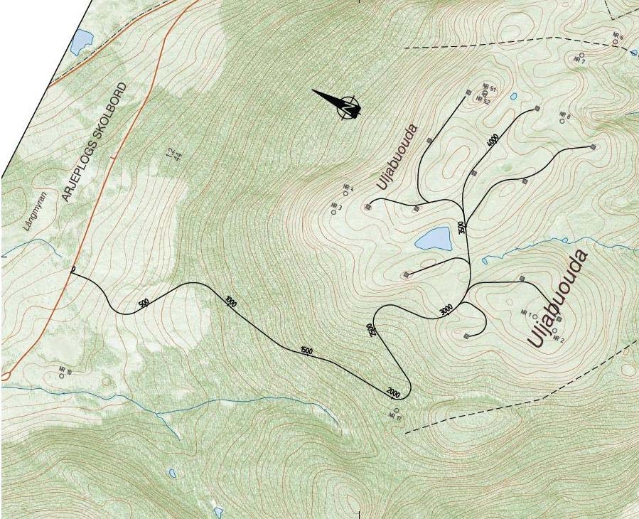 Site 12 Windturbines 2,5-3,0 MW/WTG Max 36