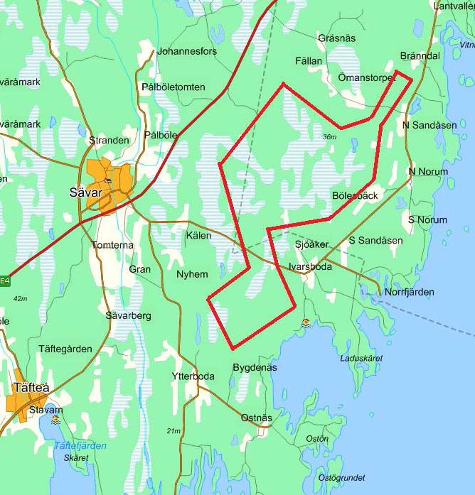 Placering Vid placeringarna har vi tagit hänsyn till och utgått från: Beräkningar av