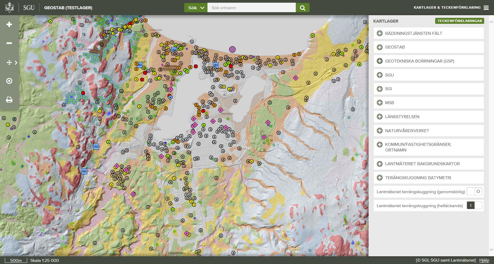 GEOSTAB 13 All historik sparas; SGI sköter