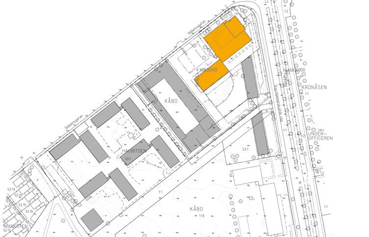 Detaljplan för del av kvarteret Fältläkaren Diarienr 2013-002906 Planbeskrivning Landskapsbild, stadsbild Förutsättningar Planområdet är relativt plant och öppet.