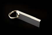 NYCKELRING - CLEAN CUT NR 2 M NR 2 K krom 60x20x6mm