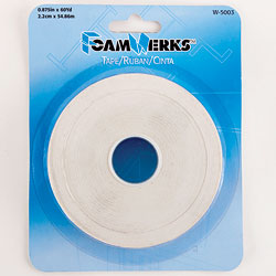 Foamboard Tejp W-5003 Tejp som nästan blir osynlig på vit foamboard. Hög fästförmåga men ändock flyttbar. Bredd2,2cm x 54,86m. Linjal W-3001 Aluminiumlinjal 81cm. Med cm och inch skala.