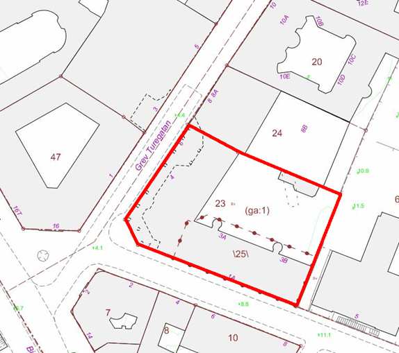 Sida 2 (10) Bakgrund och syfte Fastighetsägare Stockholm Riddaren 23 KB har genom Newsec Asset Management AB ansökt om planändring för fastigheten Riddaren 23.