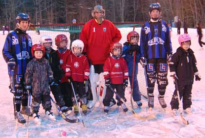 Wienerafton Bandykul med Sirius Sara, Daniel, Ludde och Mathilda Anna och Ludvig