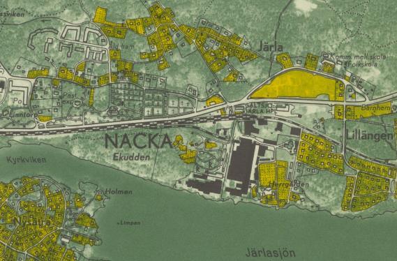 Nacka Kyrka invigdes 1891 och ersatte då ett äldre träkapell vid Nacka ström. Kyrkan uppfördes i nygotisk stil och ritades av Gustaf Wickman.