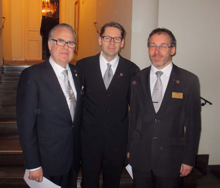 Nyblivna tredjegradare i Lägret brr Klas-Göran Lundberg, Mikael Thelin och Göran Lindgren.