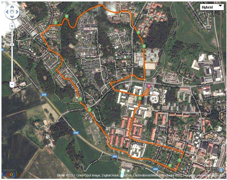 1.2 Banskiss 5 & 10 km Denna bild är en skiss