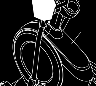 JUSTERING AV DRIVREMMEN Om pedalerna glider under användning, särskilt med motståndsnivån justerad till högsta nivån, bör du försöka justera drivremmen. Dra först ur strömkabeln.