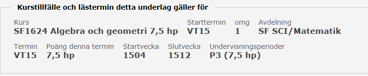 Schemaunderlag i Kopps Mycket av den information som läggs in i schemaunderlaget läses in automatiskt i vårt schemaläggningssystem och därför är det viktigt att underlaget fylls i noggrant!