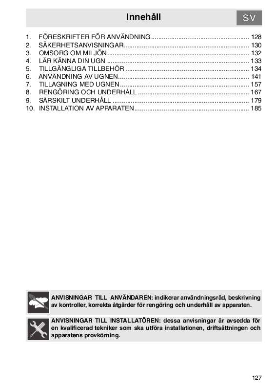 Du hittar svar på alla dina frågor i instruktionsbok (information, specifikationer,
