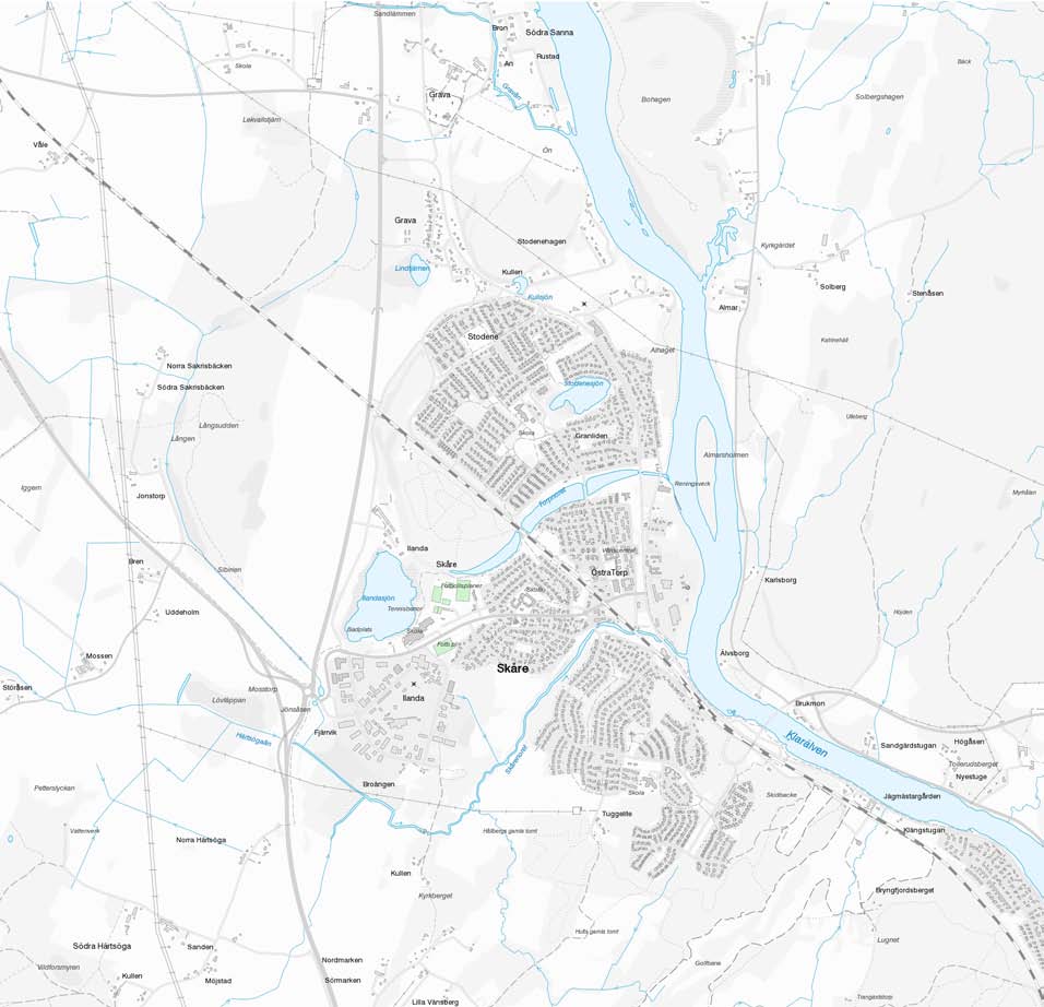 4. Trafik I huvudsak har tre frågeställningar analyserats avseende trafik: Framkomlighet kopplat till logistikparken - Har befintligt vägnät tillräcklig kapacitet för att rymma ytterligare verksamhet