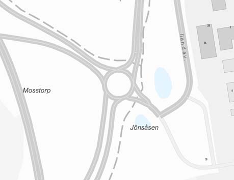 4.2 Framkomlighet kopplat till logistikparken För att svara på frågan om det befintliga vägnätet har tillräcklig kapacitet för en fullt utbyggd logistikpark har en trafikanalys gjorts, bland annat