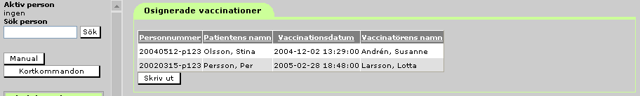 Ändra lösenord Systemet genererar användarnamn och lösenord när man lägger in en ny användare. Varje användare kan ändra sitt eget lösenord med valfritt tidsintervall.