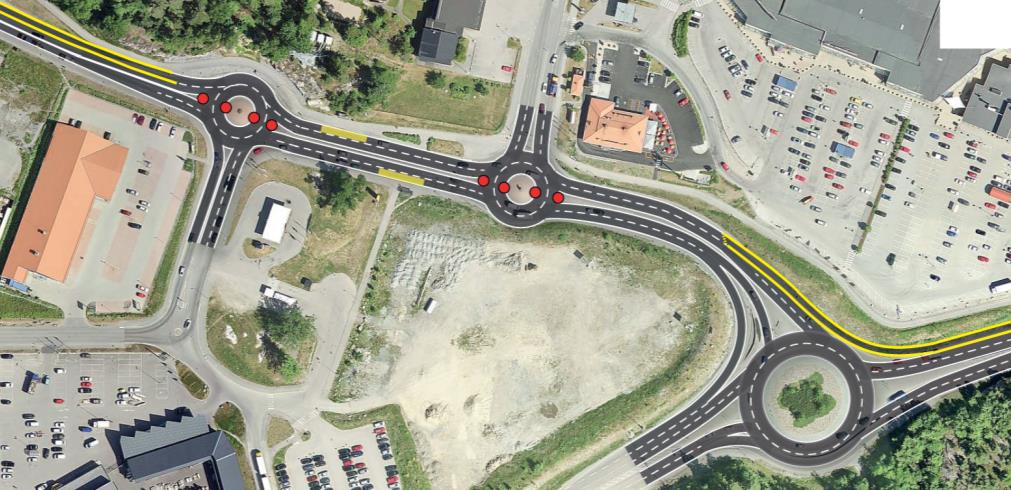 6 Trivector Traffic ut från Fenix väg kommer att försvinna, och att busstrafik kommer att finnas uteslutande på Skärgårdsvägen inom utredningsområdet.