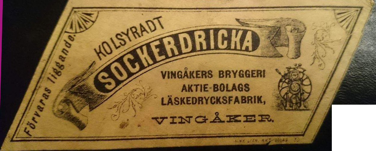 Personalen på Vingåkers bryggeri vid slutet av 1890-talet.