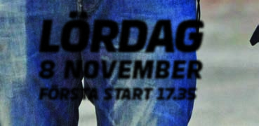 banprogram SVERIGES SNABBASTE BANA LÖRDAG 8 NOVEMBER FÖRSTA START