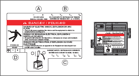 Introduktion Förpackningens innehåll A. Ett (1) kombinationsinstrument B. Två (2) fästclips C. En (1) installation and user manual (eng/fra/spa) D.