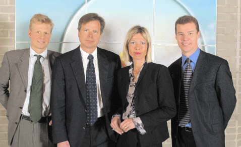 Ledningen: Per-Ola Forsberg, Per Bengtsson, Monica Wallter och Niklas Bjärum. Ledningen Monica Wallter, verkställande direktör (född 1956). Aktieinnehav: 12 000 B-aktier, 100 000 teckningsoptioner.