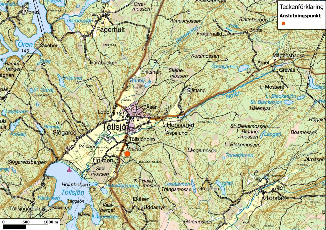 4.2.3 Elanslutning Vattenfall är nätägare i området och utformning av elanslutning görs i samråd med dem. Inom vindkraftparken planeras ledningarna att förläggas i eller längs med vägdragningen.