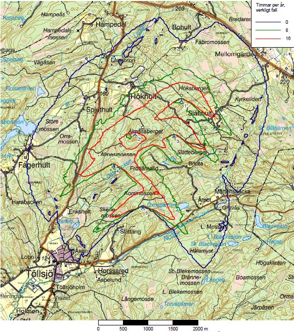 statistik över soltimmar) inte bör överstiga 8 h/år och/eller 30 minuter per dag.