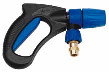 5 1) Ergo 2000 spolhandtag Unik, ergonomisk design Handtaget aktiveras och hålls med ett lätt tryck Minskar trötthetskänslan Snabbkopplingssystem för enkel anslutning av tillbehör Finns även i